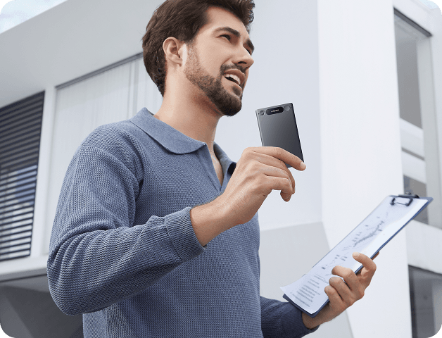 voice-to-text transcription