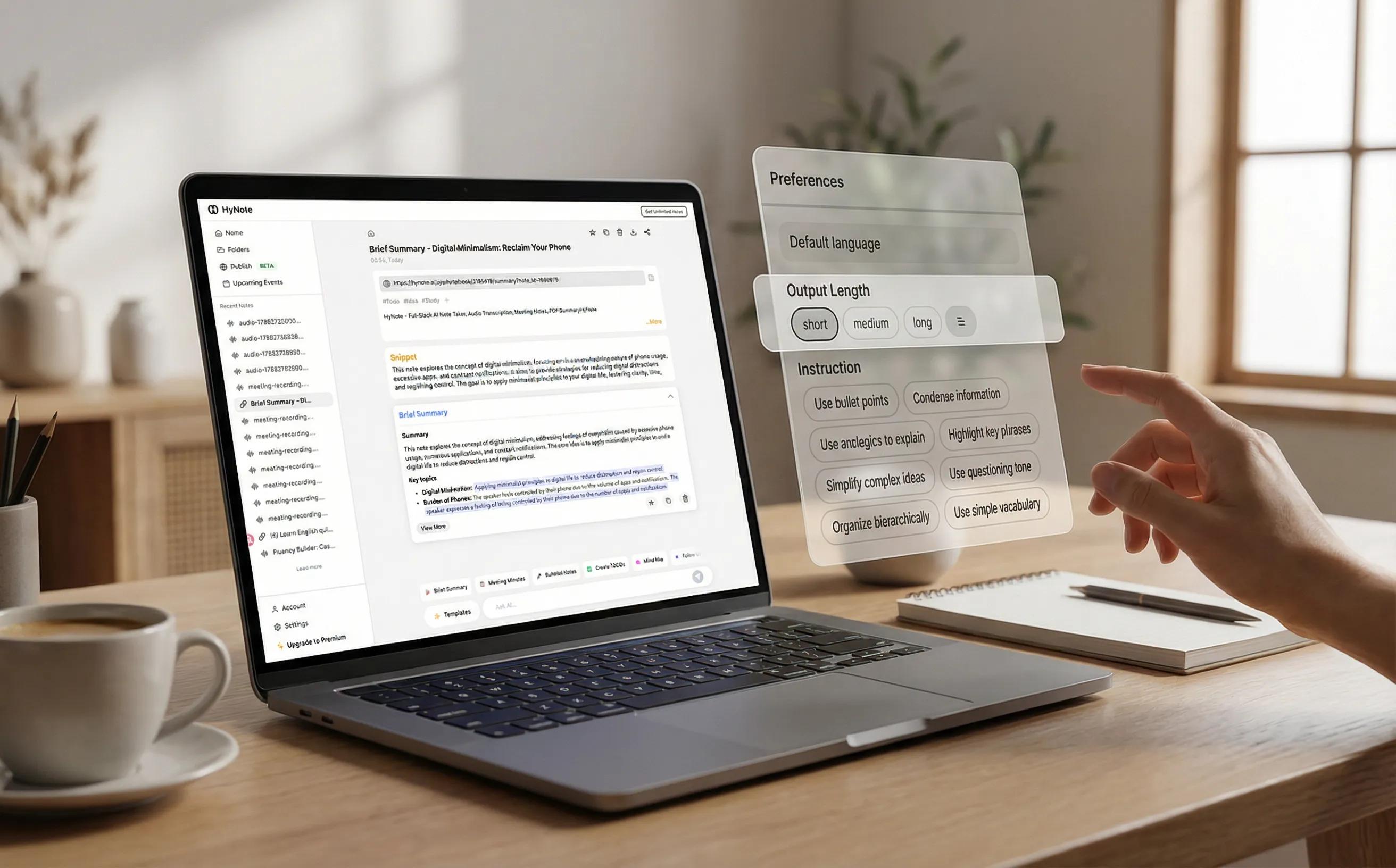 Contrôle éditorial entièrement personnalisable