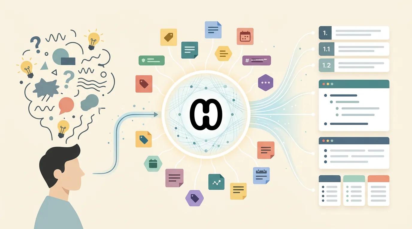 Organisation d’idées structurées