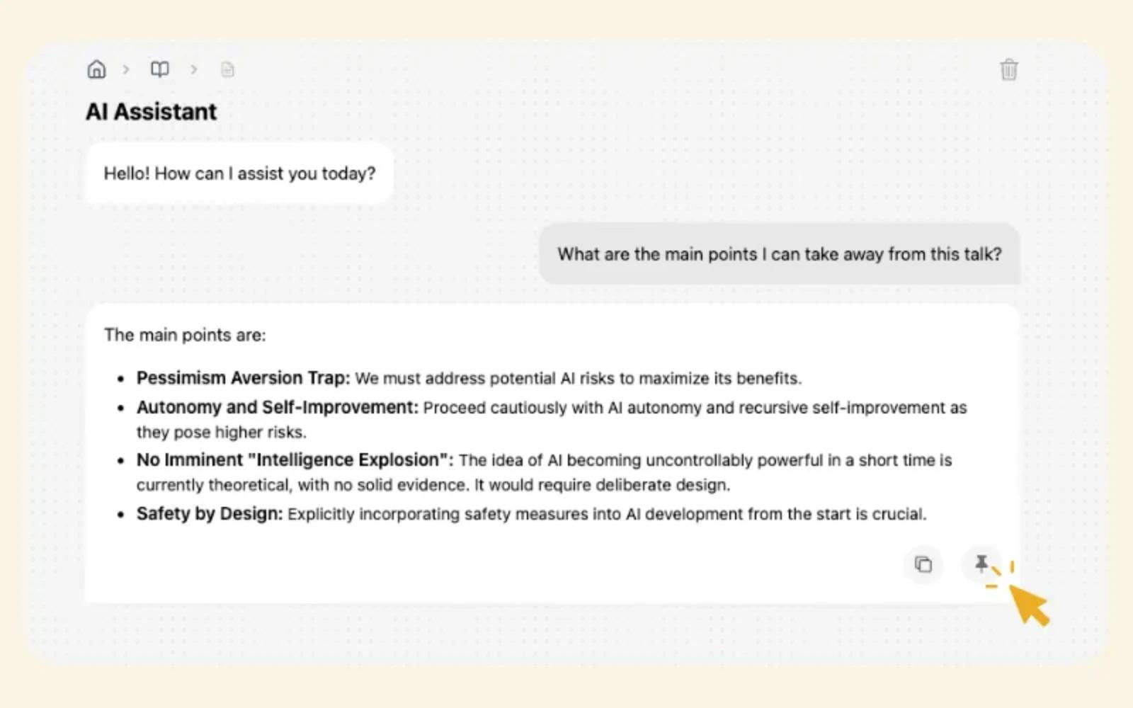 Assistant créatif interactif