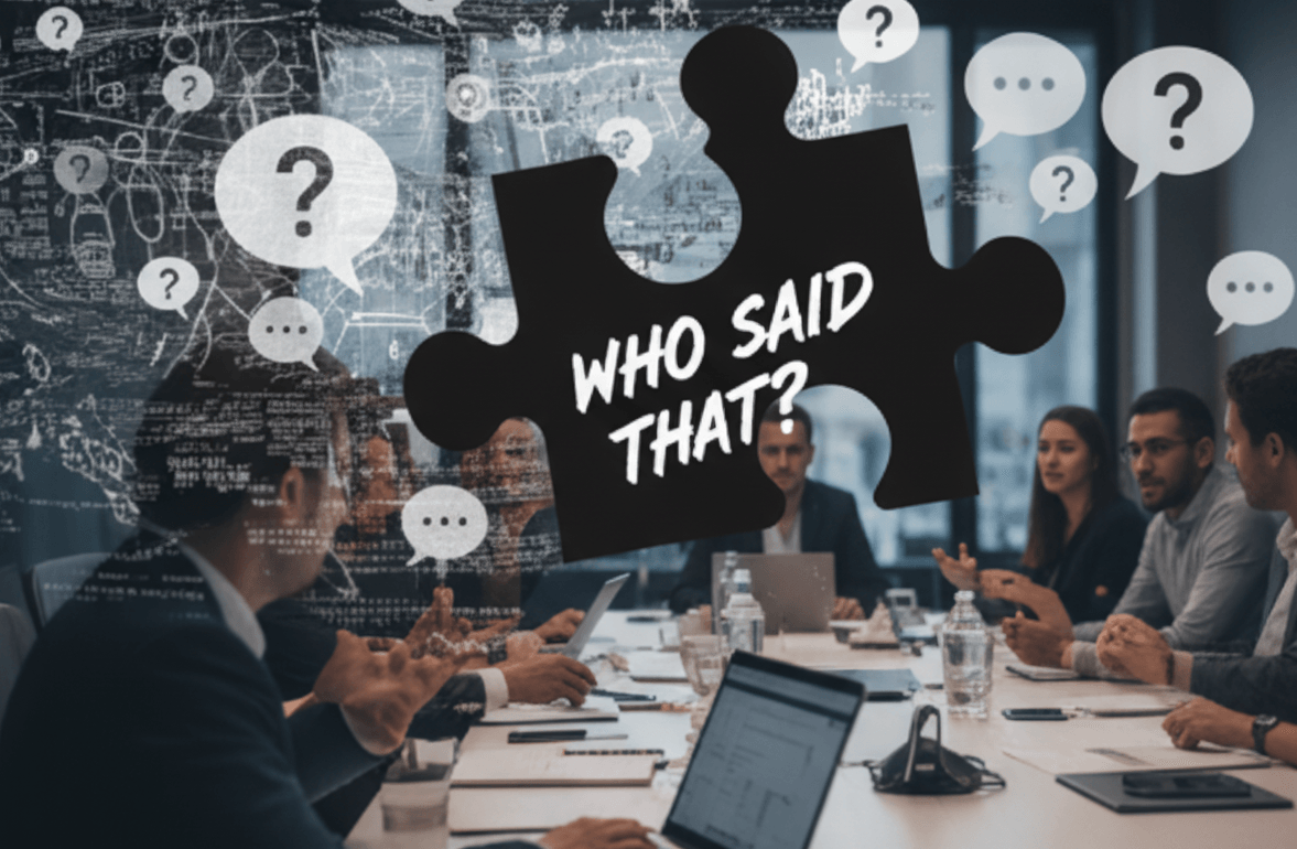 hynote recording meeting - speaker labeling