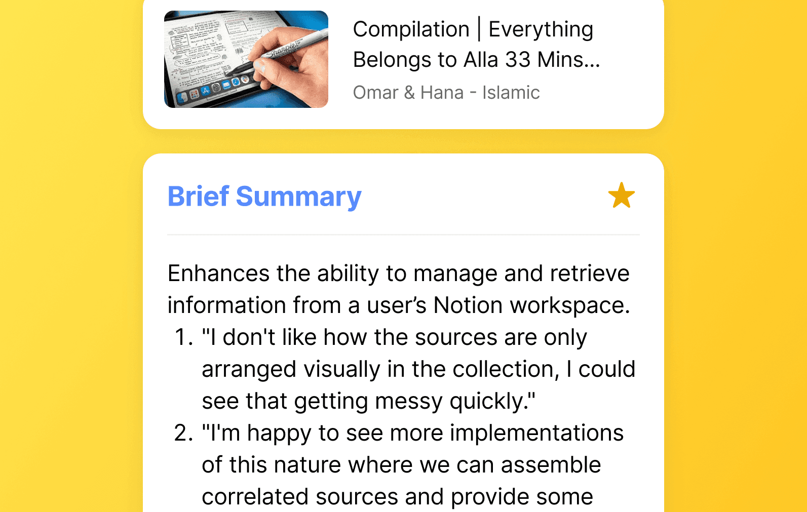 One-Click YouTube Video AI Summarization